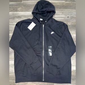 Nike Men's Black Zip-Up Sweater